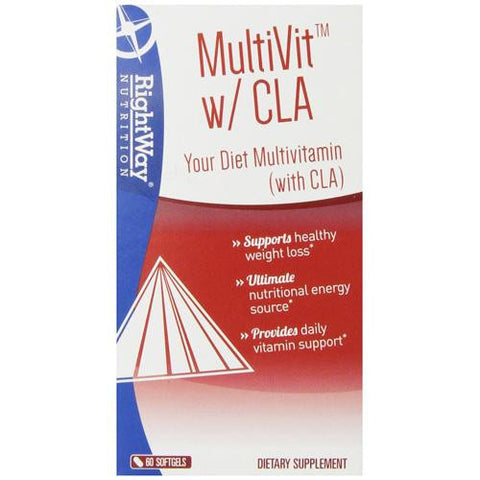 Rightway Nutrition Multivit With Cla - 60 Softgels