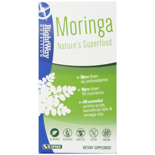 Rightway Nutrition Moringa Oleifera - 60 Capsules