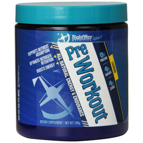 Rightway Nutrition Pre Workout - Lemon - 296 Grams