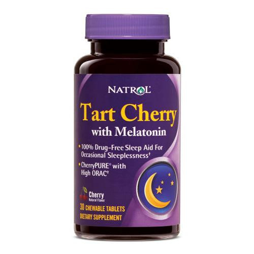 Natrol Tart Cherry - With Melatonin - 30 Tablets