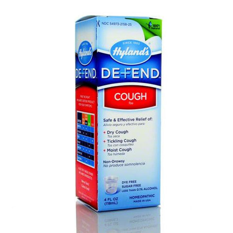 Hylands Homepathic Cough Syrup - Defend - 4 Fl Oz