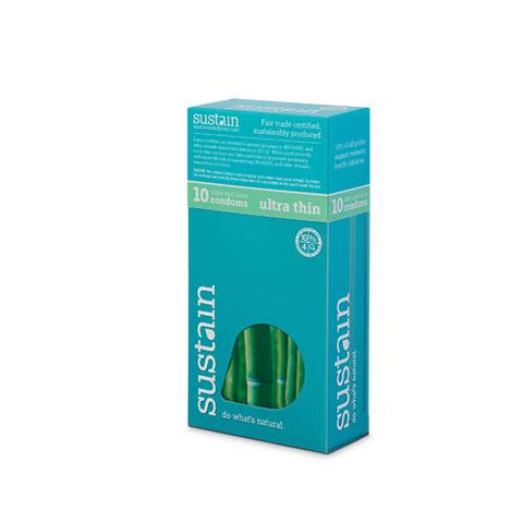 Sustain Condoms Ultra Thin - 10 Pack