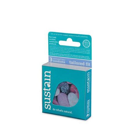 Sustain Condoms Tailored Fit - 3 Pack