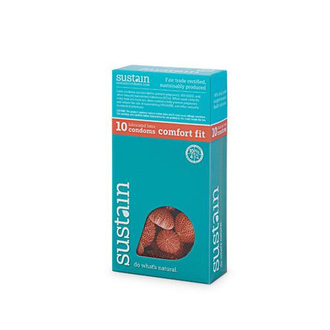 Sustain Condoms Comfort Fit - 10 Pack