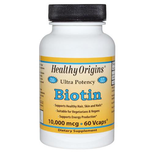 Healthy Origins Biotin - 10,000 Mcg - 60 Vcaps