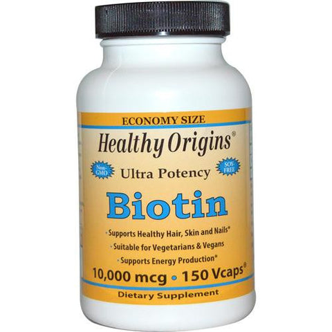 Healthy Origins Biotin - 10,000 Mcg - 150 Vcaps