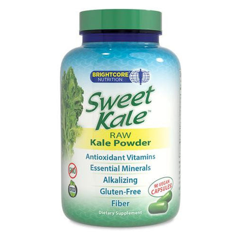 Brightcore Nutrition Kale Powder - Sweet - 90 Vegan Capsules