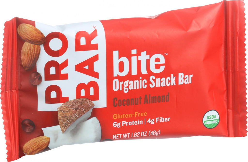 Probar Bite Organic Snack Bar - Coconut Almond - 1.62 Oz Bars - Case Of 12