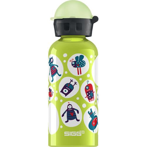 Sigg Water Bottle - Glo Monster - Lime - .4 Liter