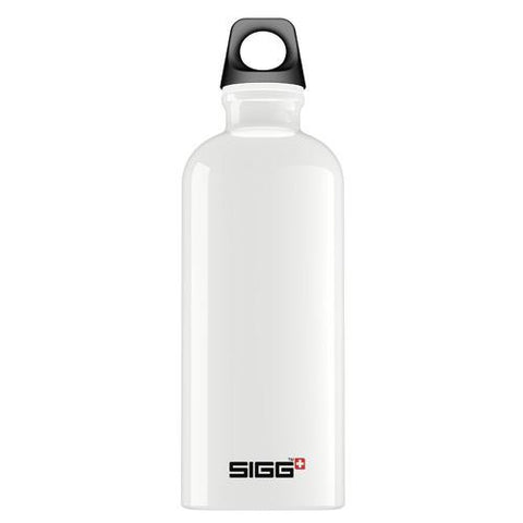 Sigg Water Bottle - Traveller - White - .6 Liter