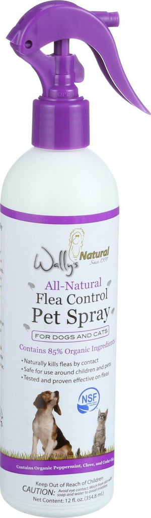 Wally's Natural Products All Natural Flea Control Pet Spray - 12 Oz - 1 Count