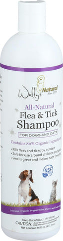 Wally's Natural Products All Natural Flea And Tick Shampoo - 16 Oz - 1 Count