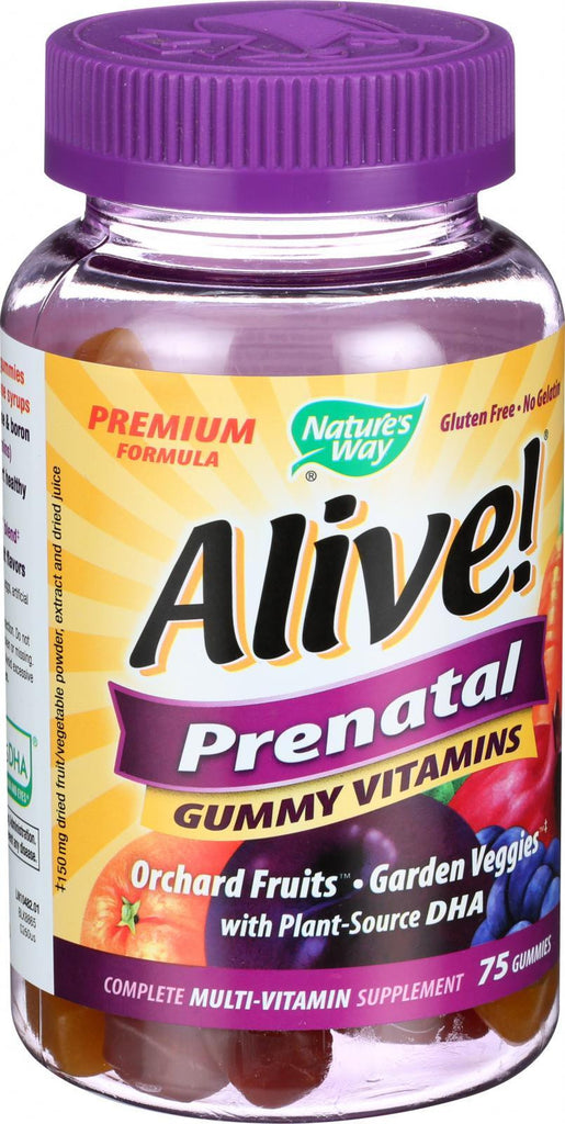 Nature's Way Alive Multi Vitamin - Prenatal - Gummy - 75 Count