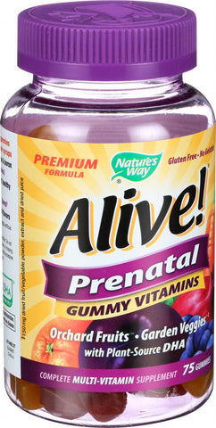 Nature's Way Alive Multi Vitamin - Prenatal - Gummy - 75 Count