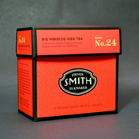 Smith Teamaker Iced Tea - Big  Hibiscus - Case Of 6 - 10 Bags